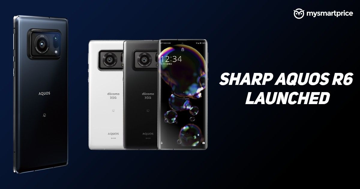 Sharp Aquos R6 Launched With World's First One-inch Camera Sensor: Price,  Specifications - MySmartPrice