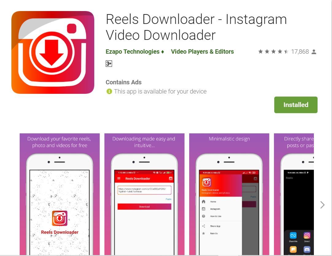 Download video instagram reel How to