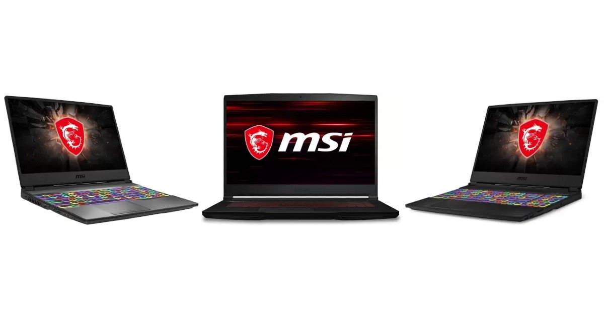 MSI laptop deals