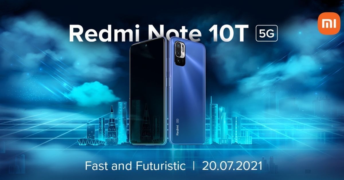 Redmi Note 10T 5G Confirmed to Launch in India on July 20, Becoming