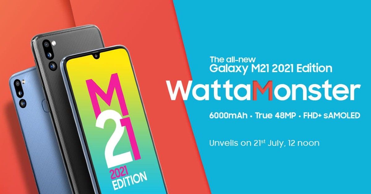 Samsung Galaxy M21 21 Edition India Launch On July 21 Key Specifications And Design Revealed On Amazon Mysmartprice