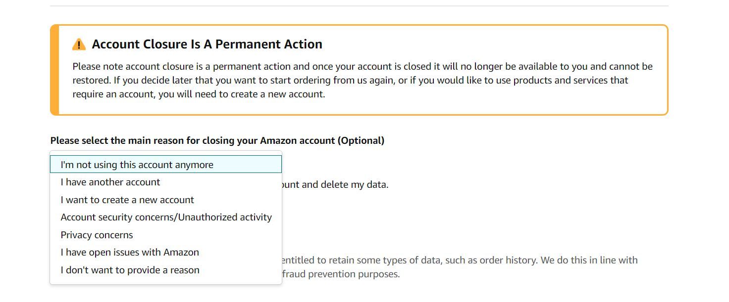 deleted amazon kindle account