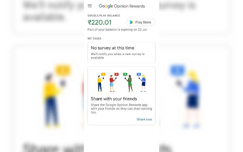 google opinion rewards