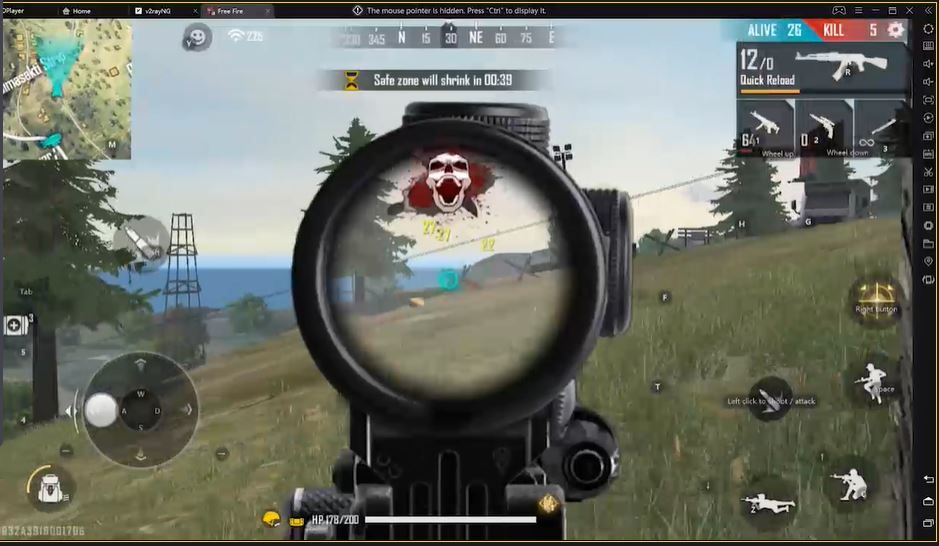 How to play Free Fire on Windows PC using emulator: May 2022