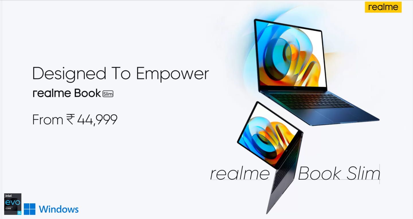 Realme Book Slim is now Intel Evo certified