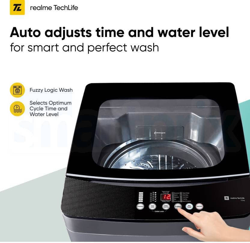 realme techlife 8kg washing machine