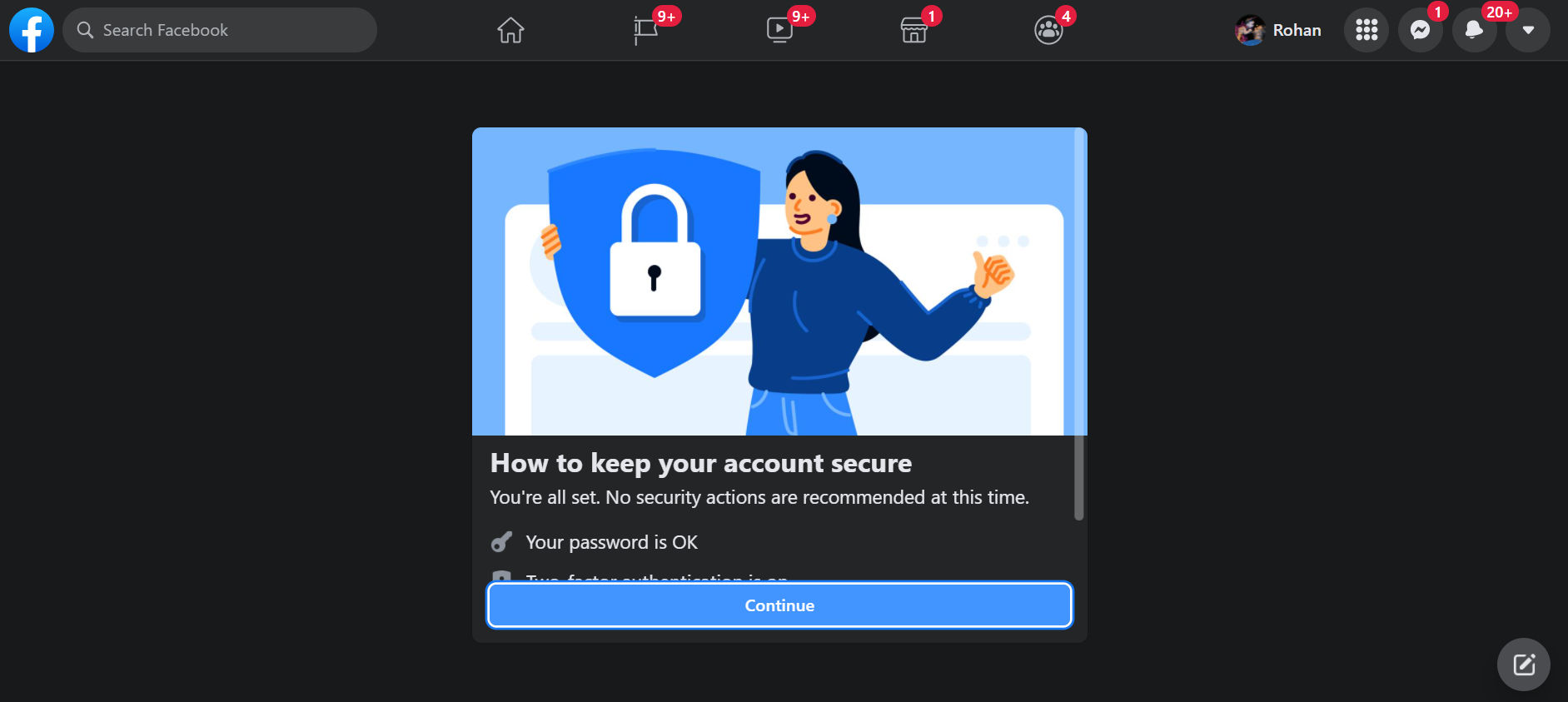 Facebook Security Checkup lets you secure your account