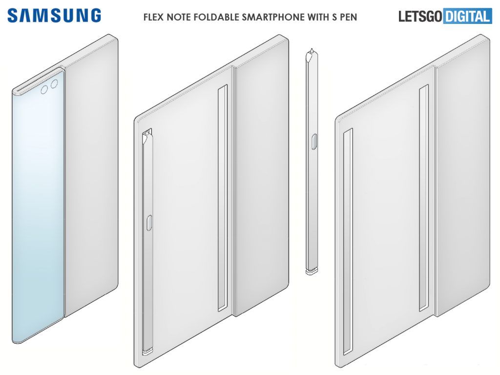 Samsung Galaxy Flex Note has a chamber for S Pen