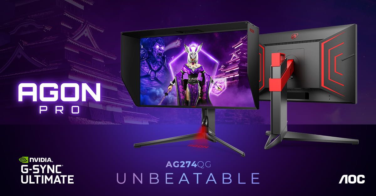 AOC Announce 3 New 27 AGON PRO Gaming Monitors with a Range of