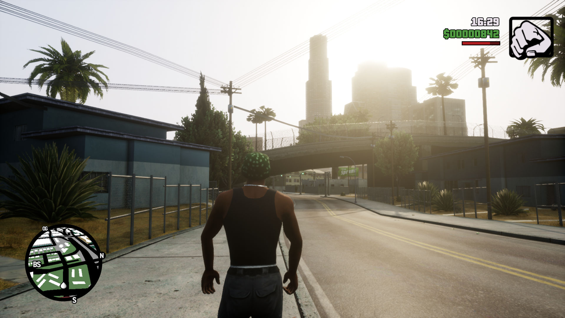 O INICIO DO JOGO EM 4K - GTA SAN ANDREAS REMASTERED (GTA The Trilogy - The  Definitive Edition) 