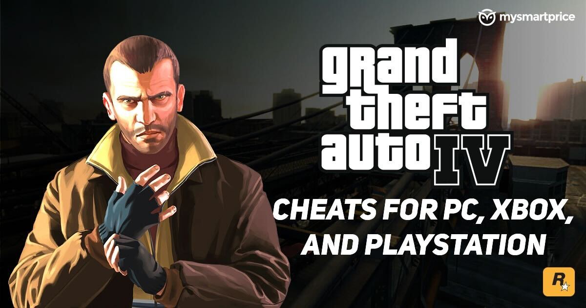 liter Aan de overkant Leraren dag GTA 4 Cheats: Full List of All GTA IV Game Cheat Codes for PC, Xbox and  PlayStation - MySmartPrice