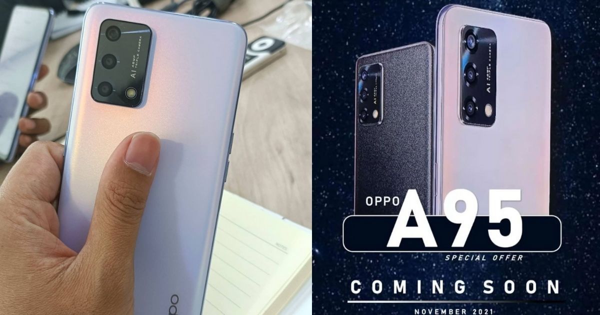 Live Images & Posters of Oppo A95 4G appeared online ahead of launch