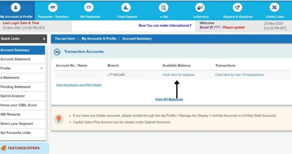 SBI Balance Enquiry: How to Check State Bank of India Account Balance ...