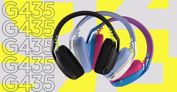 Logitech G435 Lightspeed Wireless Gaming Headset comes in a few unique colours to match everyone's unique taste