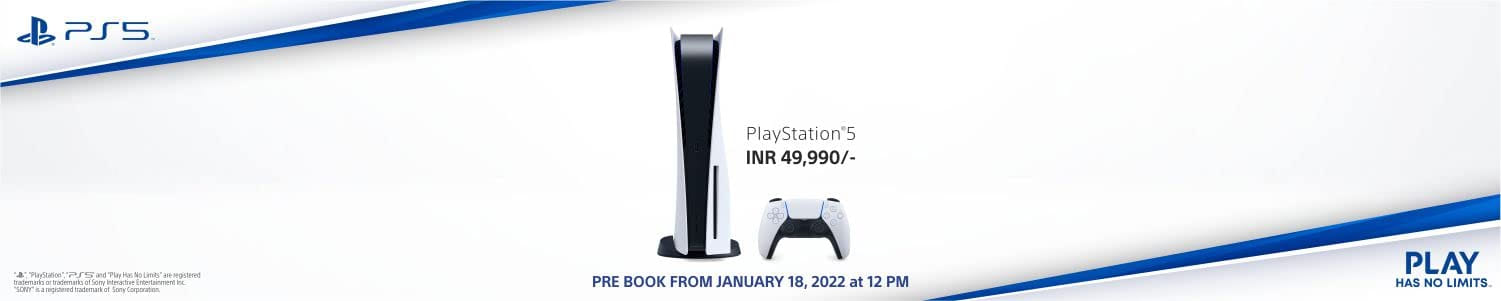 This new banner on Sony's online store and Amazon India confirms the next restock date for PS5
