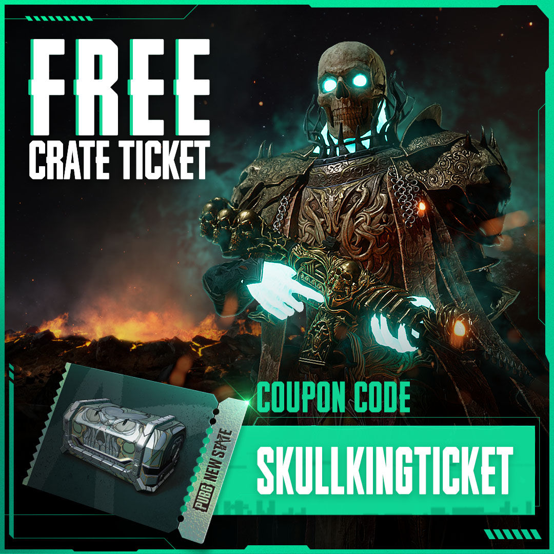 PUBG New State Skull King Coupon Code