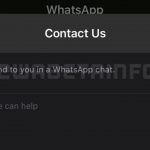WhatsApp in-app chat