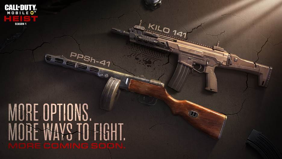 COD Mobile Season 1 Weapons