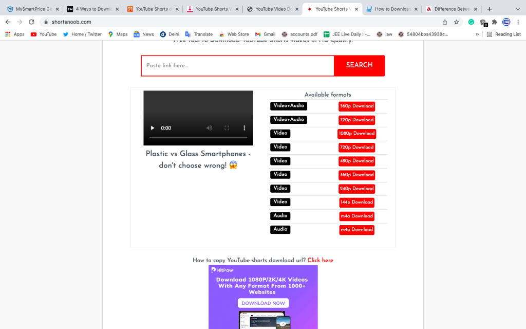 YouTube Shorts Download: How to Download YouTube Shorts Videos Online