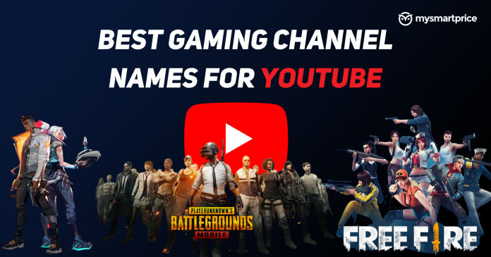 Best Gaming Channel Names for youtube