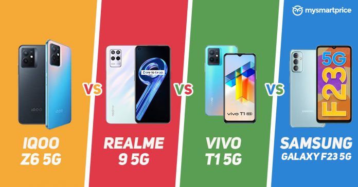 vivo t1 5g vs samsung galaxy f23 5g