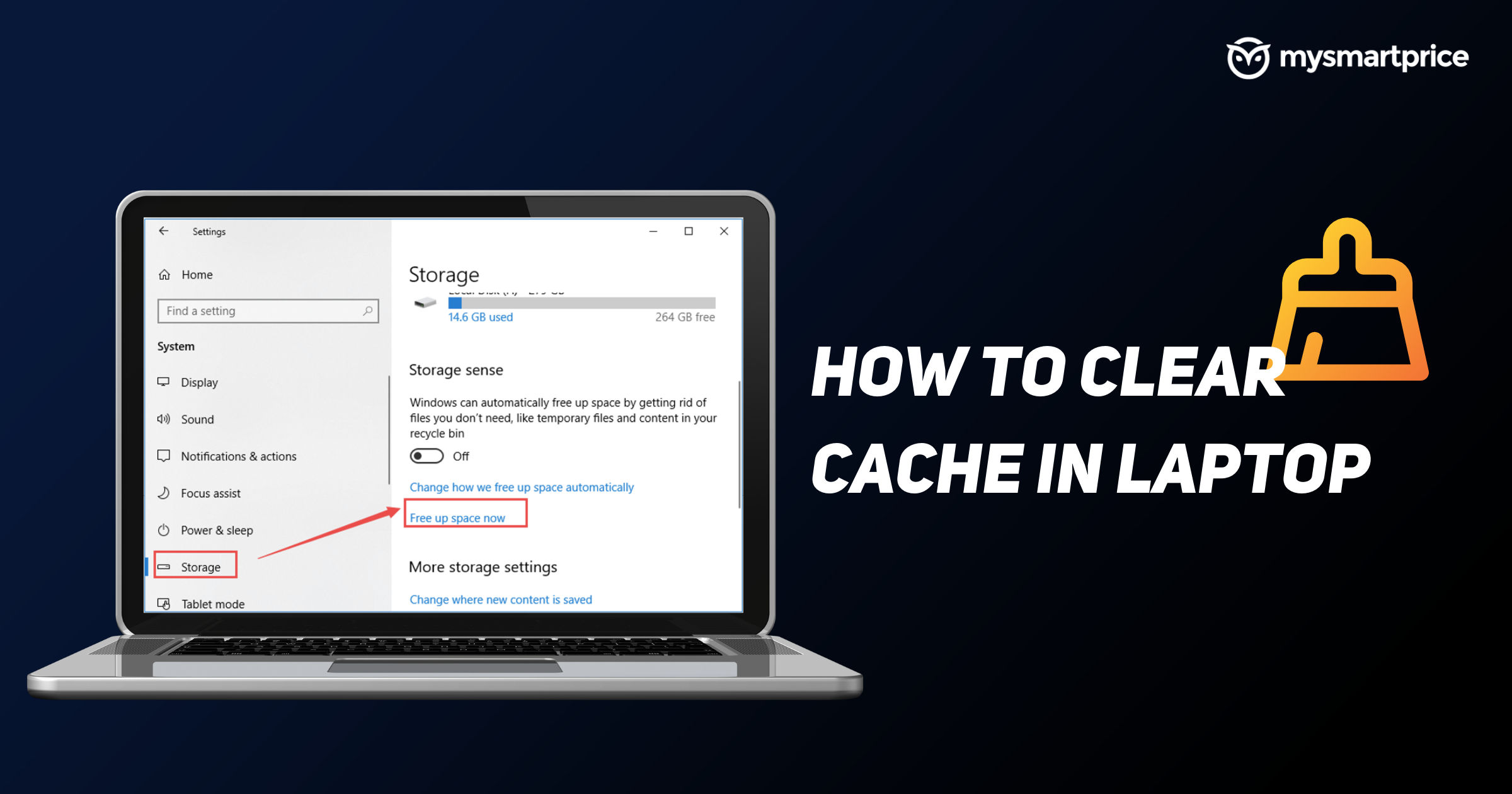 How to clear cache on laptop