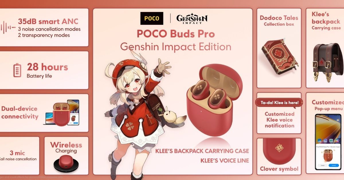 Poco Buds Pro Genshin Impact Edition 2