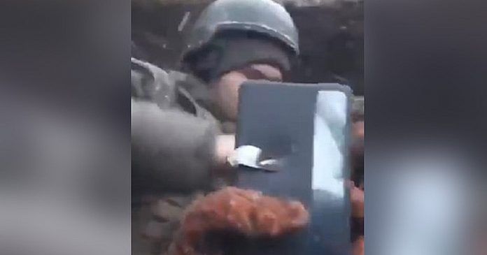 Ukrainian soldier's life saved by phone
