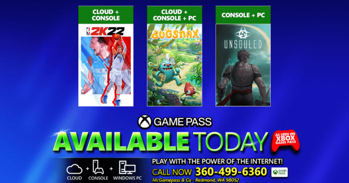 Xbox Game Pass NBA 2K22