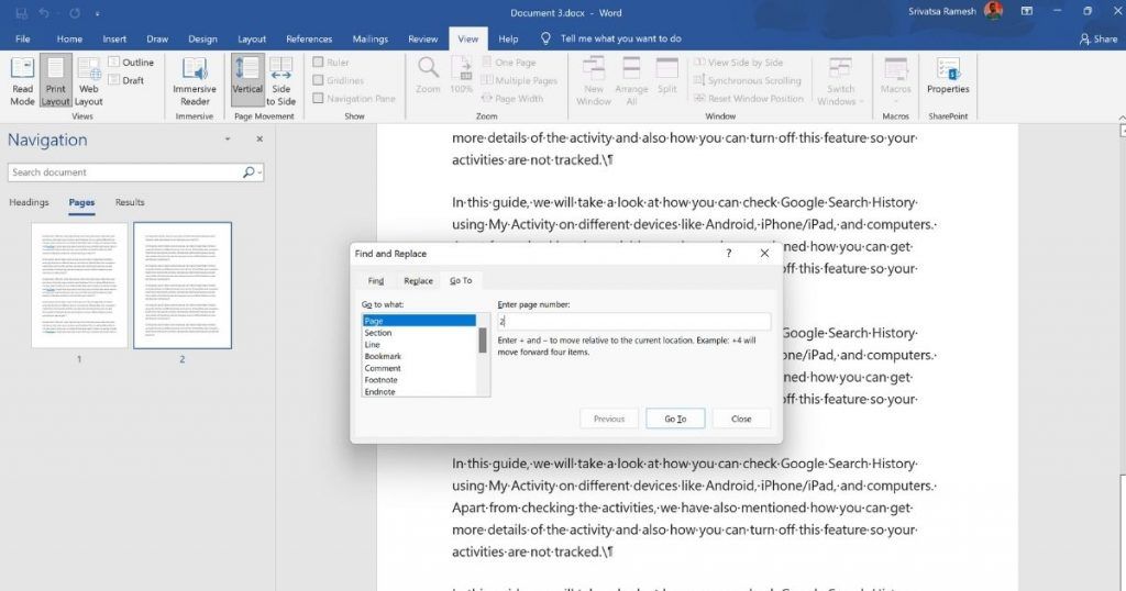 Delete a Page in MS Word: How to Remove Blank or Extra Pages from ...