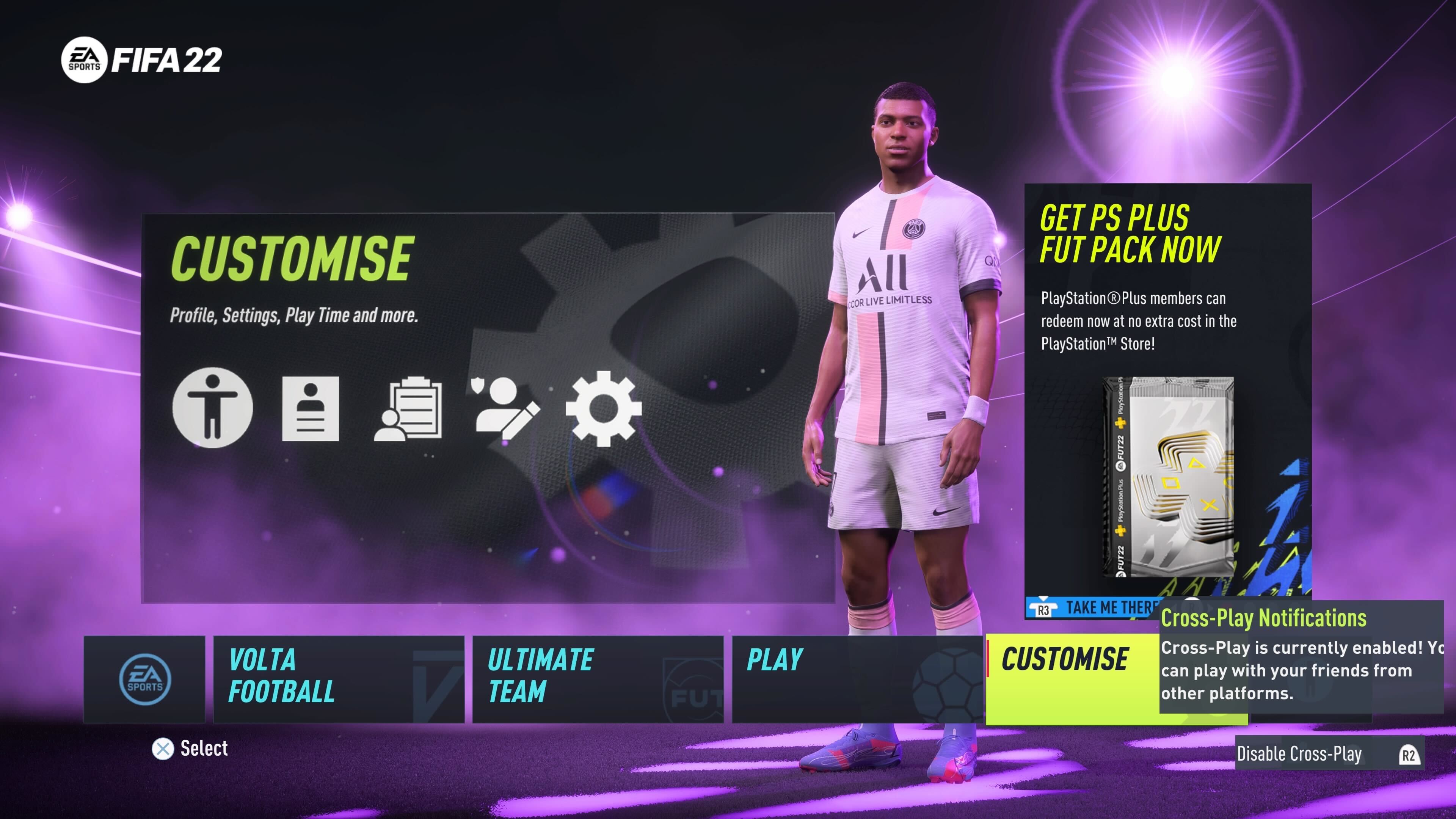 FIFA 22 Cross Play