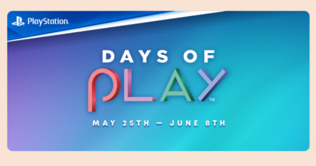 PlayStation Days of Play Sale Will Kick Off on May 25