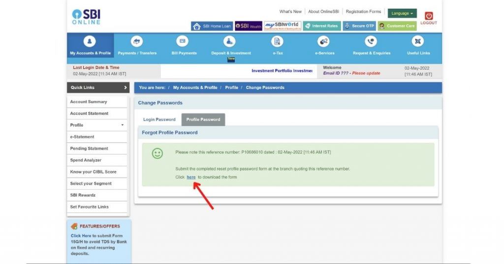 reset-sbi-profile-password-how-to-reset-your-sbi-profile-password