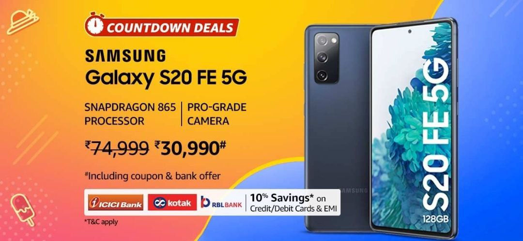 Samsung Galaxy S Fe 5g At A Discount Price Of Rs 30 990 Is A Damn Good Phone And Here S Why Mysmartprice