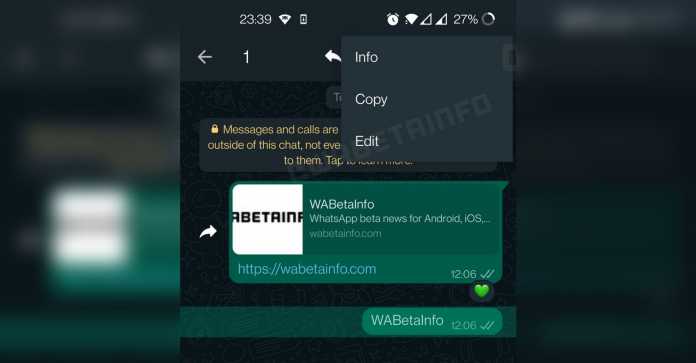 Edit Whatsapp Messages