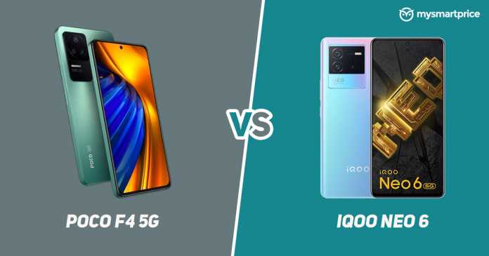 POCO F4 5G vs iQOO Neo 6