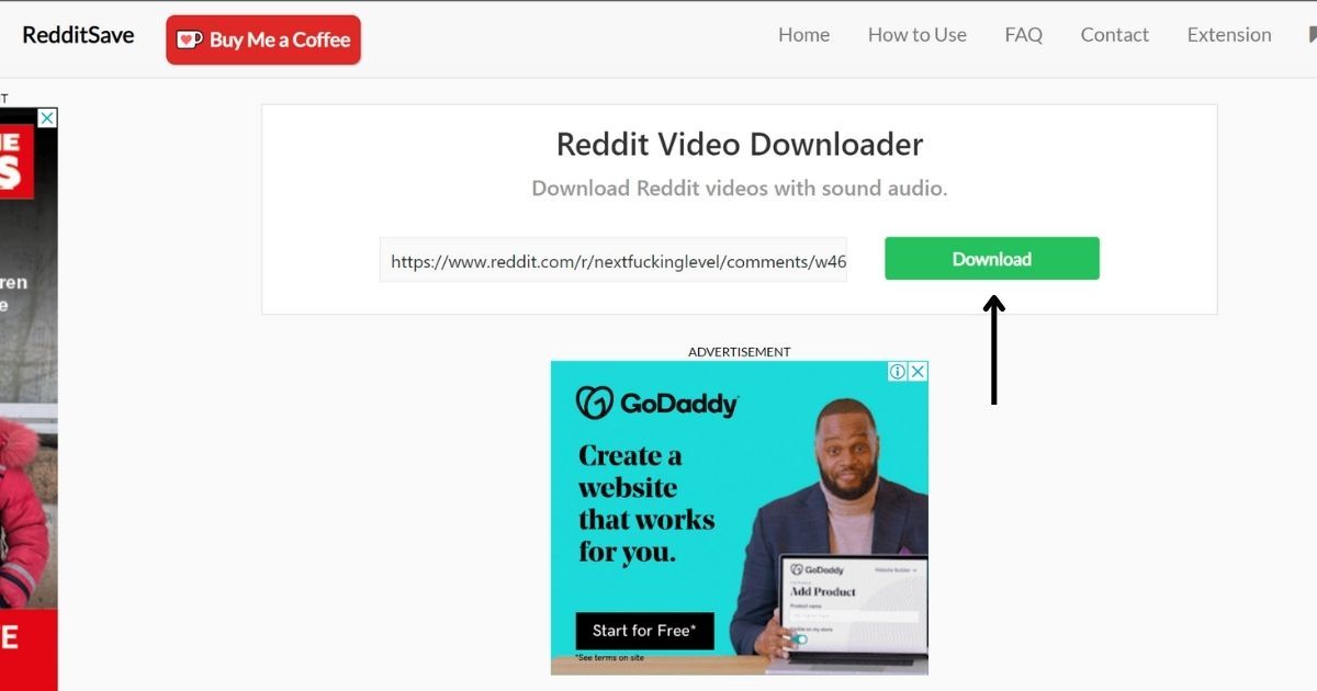 Video Downloader for reddit - Redditsave