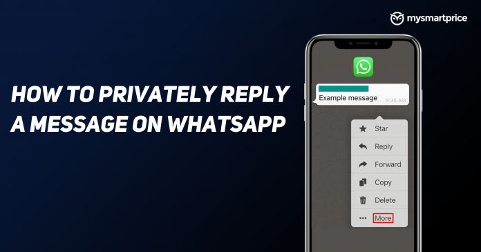 How to Privately Reply a Message on WhatsApp