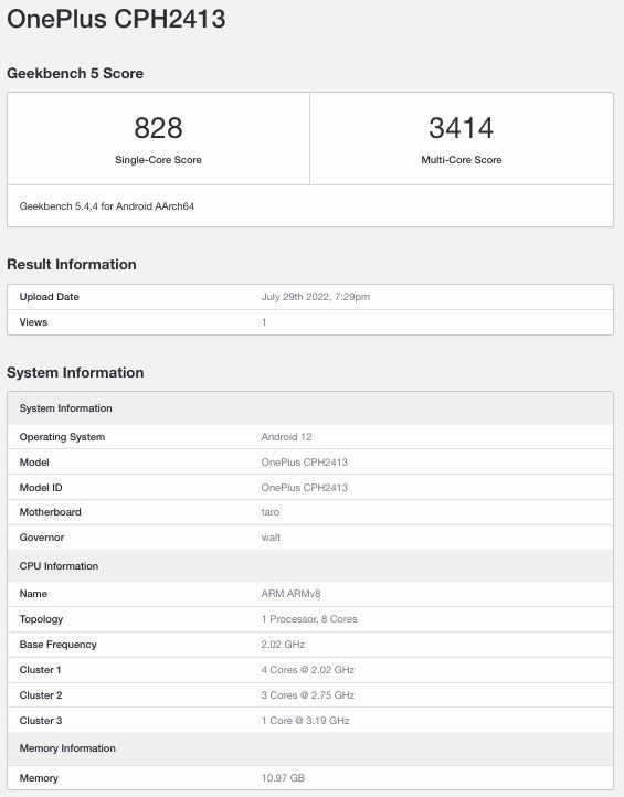 mi 10t pro geekbench