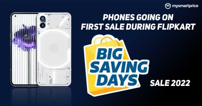 Smartphones Going on First Sale During Flipkart Big Savings Days Sale 2022
