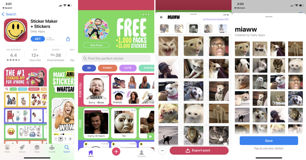 Hoe WhatsApp-stickers te downloaden van Google Play Store of App Store