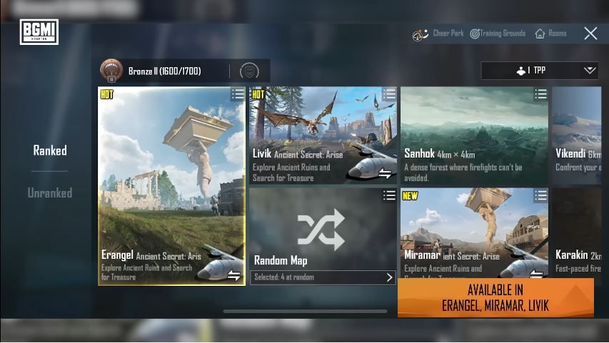 bgmi 2.1 patch notes