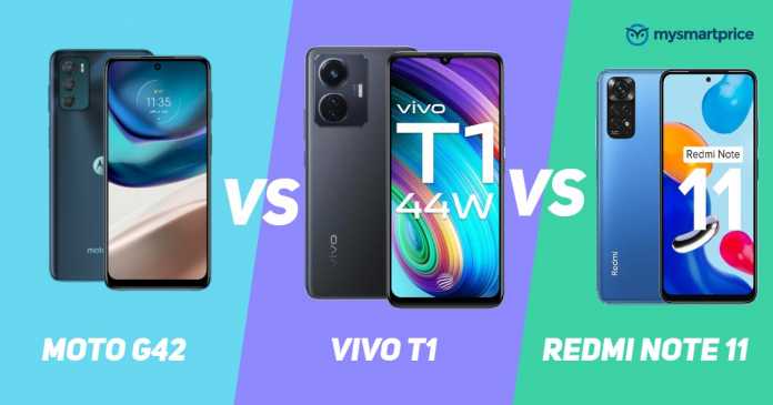 moto g42 compare