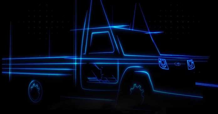 Mahindra Bolero Electric Pickup Truck teaser