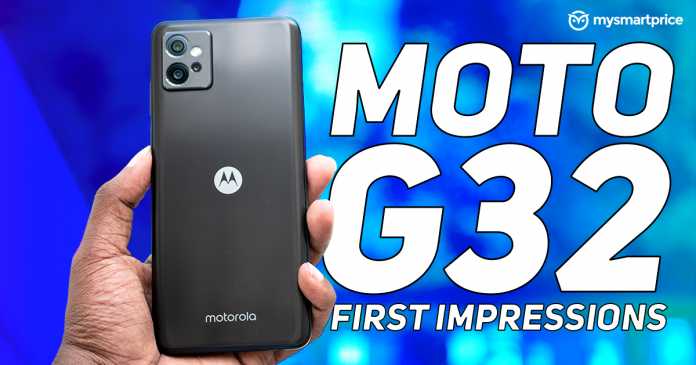 Moto G32 First Impressions