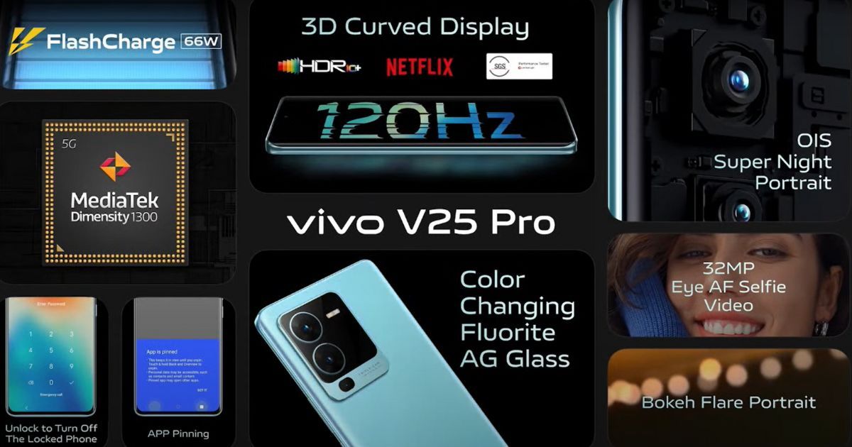 v25pro specifications