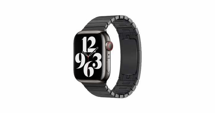 Pulsera de eslabones en negro espacial Apple Watch