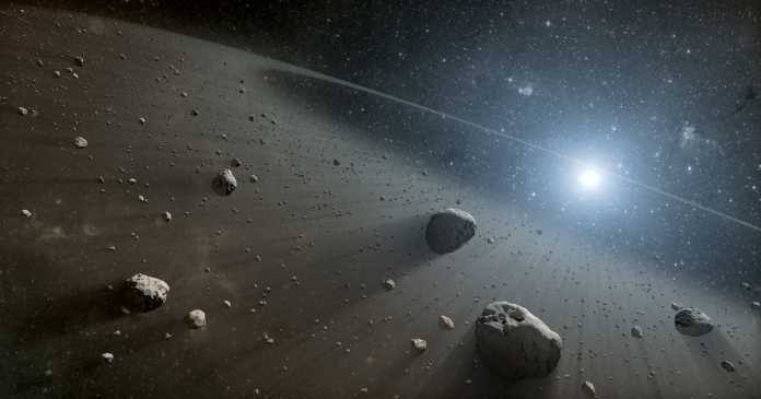Asteroid NASA illustration
