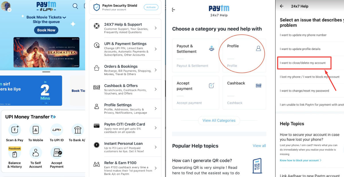 Delete Paytm Account How to Permanently Delete Paytm Account