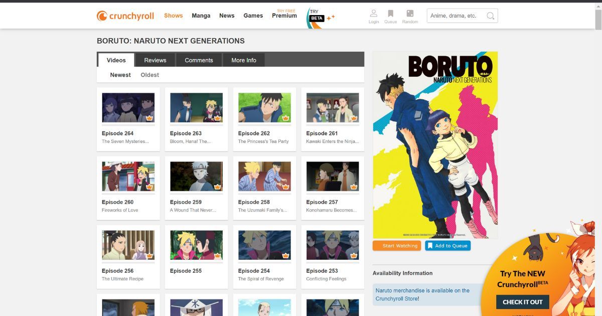 Streaming web site for all categorys like movies tv-shows or anime